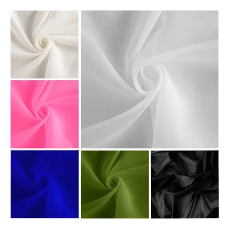 Tecido Voil Voal Liso 5,00 X 3,00 Metros - Varias Cores