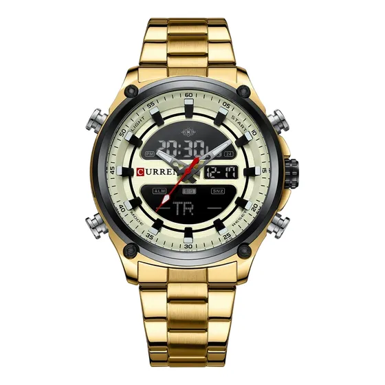 Reloj Curren 5 Piñón + Caja + Envió Gratis Dorado Dorado Beige