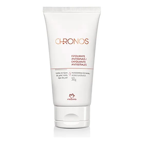 Esfoliante Fisico E Quimico Antissinais Chronos 50g - Natura