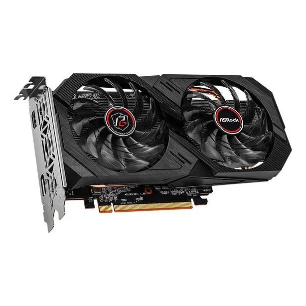 Placa de video AMD ASRock Phantom Gaming Radeon 6500 Series RX 6500 XT RX6500XT PGD 4GO OC Edition 4GB