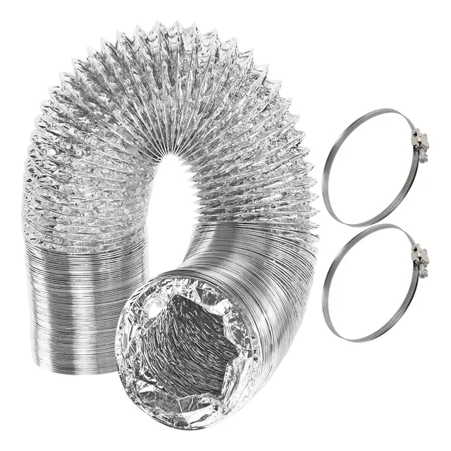 Ducto Secadora Universal Aluminio 3mtrs Largo C/abrazaderas