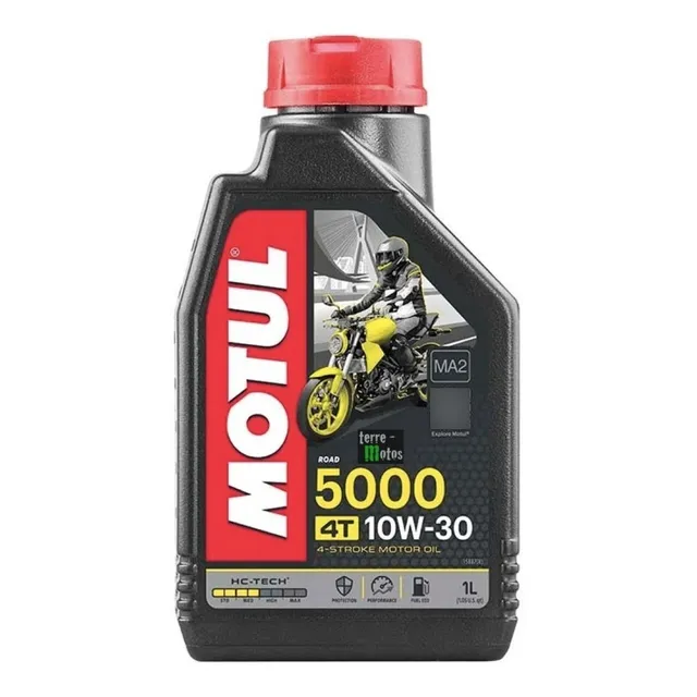 Aceite lubricante Motul 5000 4t  10w30 semi sintetico para Motos