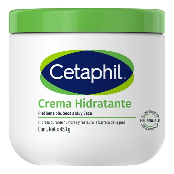 Crema Hidratante Corporal Cetaphil Para Piel Sensible Seca a Muy Seca 453 gr