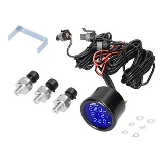 Manómetro De Presión De Aire Led De Triple Pantalla Con Suspensión Neumática Digital Manómetro De Presión De Aire Led De Triple Pantalla Con Suspensión Neumática Digital