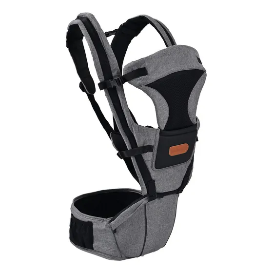 Porta Bebe Ergonómico Bebeglo Rs-80190 Color Gris