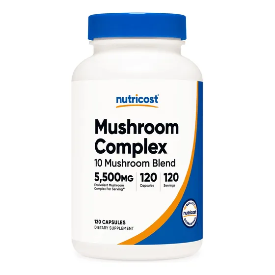 Suplemento Nutricost Mushroom Complex 120 Cápsulas