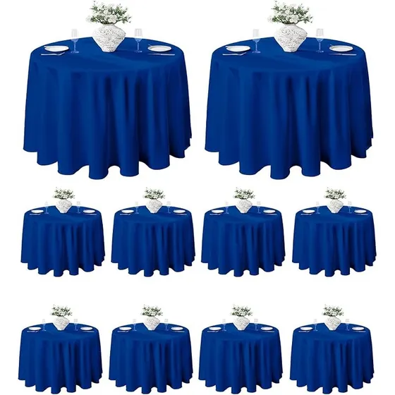 Mantel Redondo 1.80 Tropical Antimancha Pack X 10 Unidades