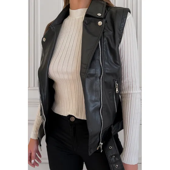 Sweater Hilo Mujer Al Cuerpo Con Trama Suave Cuello Redondo