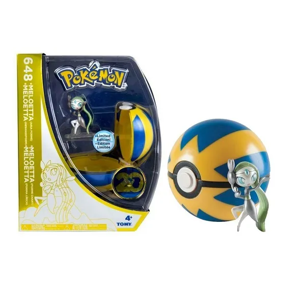 Pokemon Pokebola Exclusivo - Meloetta Con Pokeball