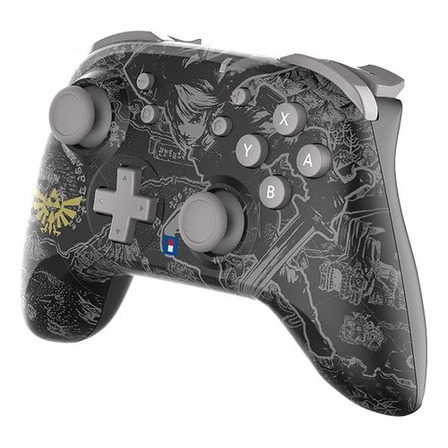 Controlador Sem Fio Zelda Para Nintendo Switch Hori Pad Grey Controlador Sem Fio Zelda Para Nintendo Switch Hori Pad Grey