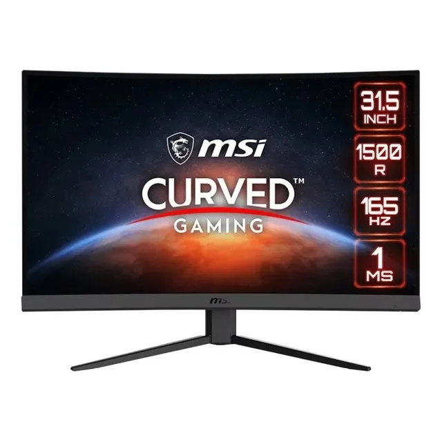 Msi 32  Curvo 1920x1080 Hdmi Dp 165hz 1ms Freesync Lcd Gamer