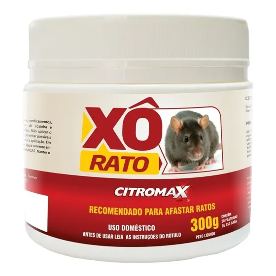 Afasta Espanta Ratos E Camundongos Repelente Natural 300g