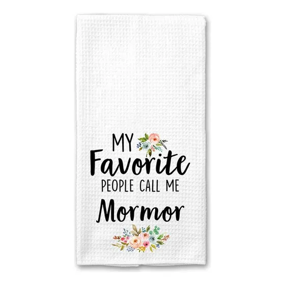 Mi Gente Favorita Me Llama Toalla Cocina Mormor Regalo Casa
