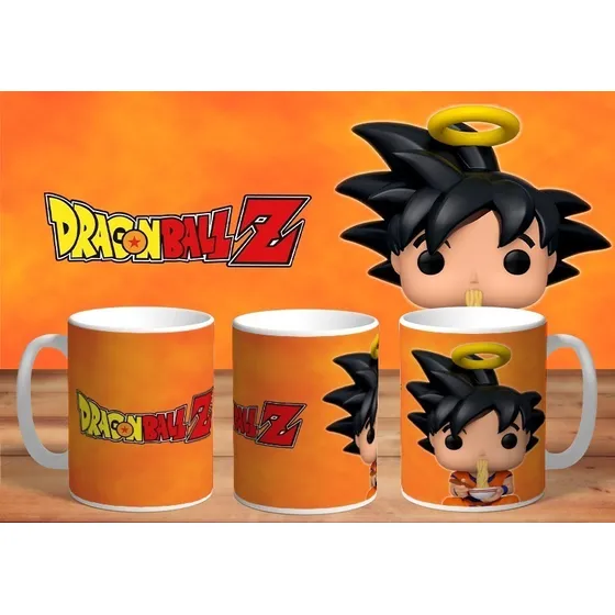 Taza Funkopop Dbz: Goku Comiendo Ramen
