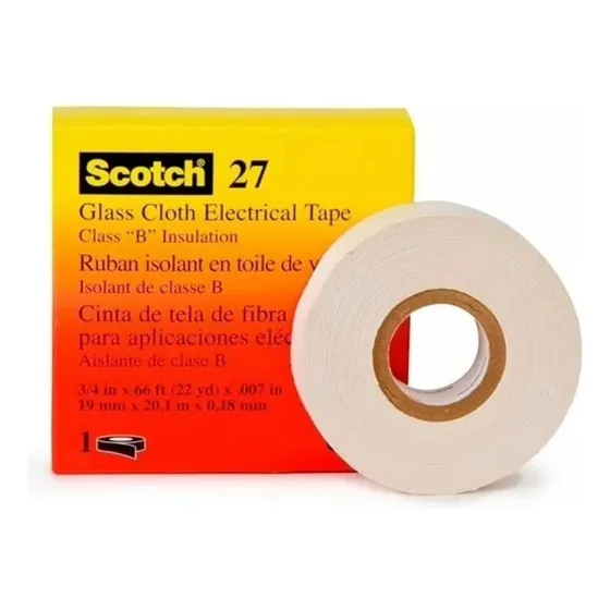Teipe Cinta  Eléctrico 27 3m Fibra De Vidrio 3/4 X 66ft 