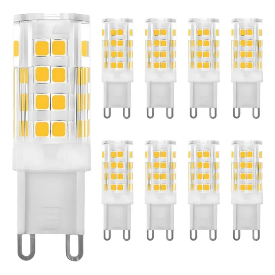 Kit 10 Lâmpada Led G9 5w Halopin 110v 220v 3000k 6500k