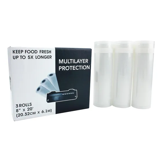 Fundas Por Rollos Para Alimentos Uso Maquina De Vacio