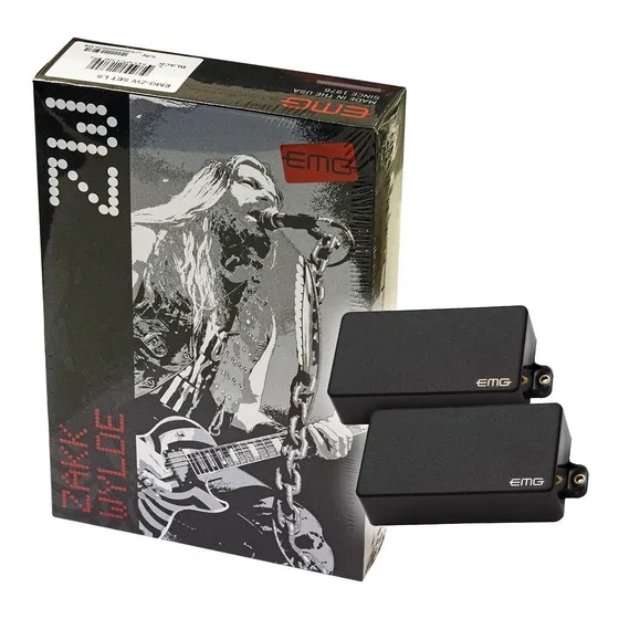 Kit Captadores Emg Zakk Wylde Set Black Made In Usa