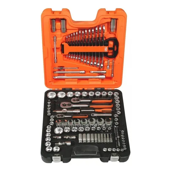 Caja de herramientas Bahco S138A set tubos llaves 138 piezas