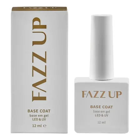 Base Coat 12ml Aderência E Durabilidade Para Unhas Led & Uv Incolor
