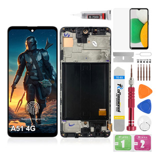 Pantalla Para Samsung A51 A515 A515f Con Marco Super Amoled Pantalla Para Samsung A51 A515 A515f Con Marco Super Amoled