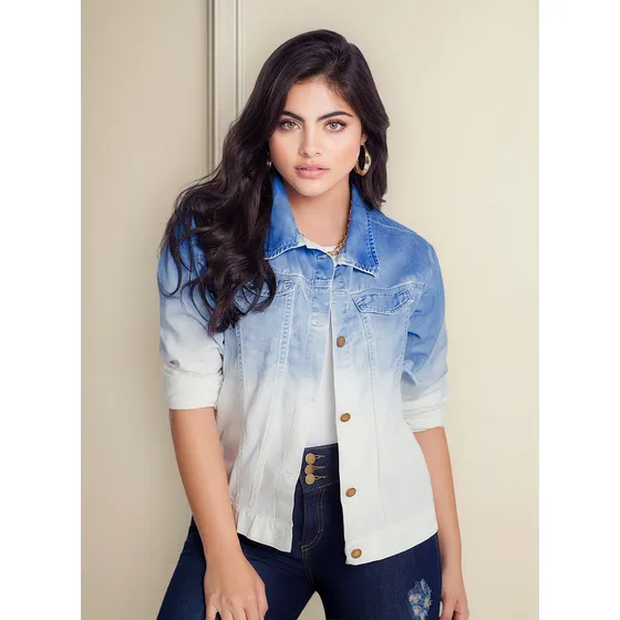 Chaqueta Mujer Azul Mp 95912