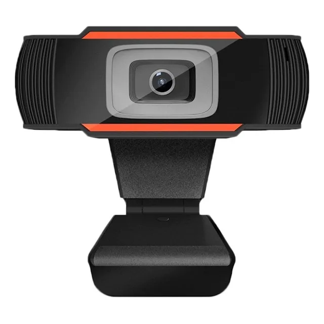 Web Cam Para Pc Notebook Webcam Con Soporte Para Monitor ® Color Negro