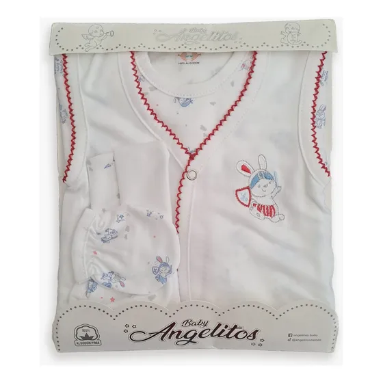 Set De Nacimiento Bebé 5 Pza. Angelitos Baby Ref. Aj05