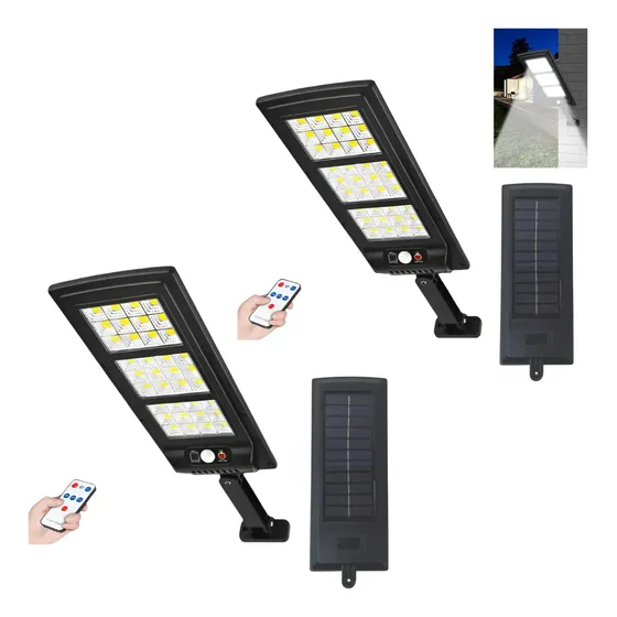 X2 Foco Led Foco Solar Reflector Solar 144 Cob Control 120w