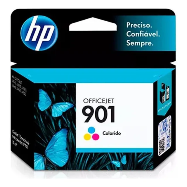 Cartucho de tinta para impresora HP 901 Tricolor CC656al