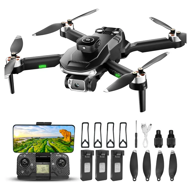 Drone 8k Plegable Con Doble Cámara Gps Wifi 5g 3 Baterías