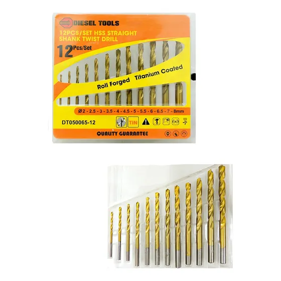 Brocas De Metal 12 Piezas Diesel Tools