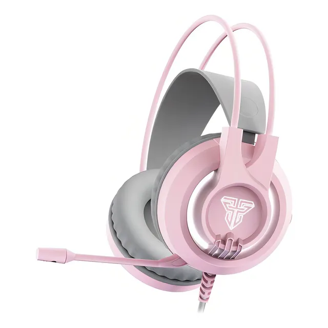 Auricular Gamer Rosado Fantech Hg20 Rgb Edicion Sakura Color Rosa Color de la luz Blanco