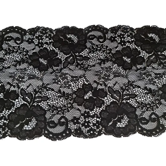 Puntilla Elastizada 17 Cm X 5 Metros.  Lencería 