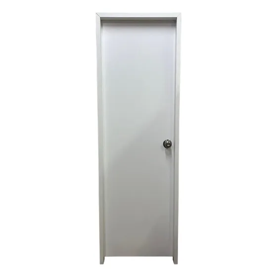 Blanco y Espino puerta interior color blanca madera mdf 75x205 cm