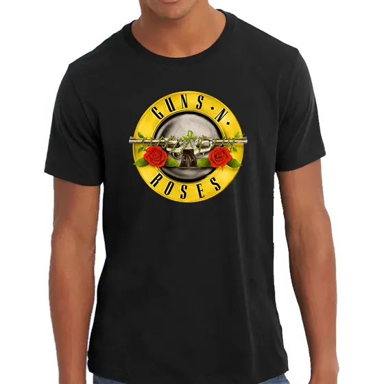 Franela De Rock Guns N Roses Estampada Para Dama Y Caballero