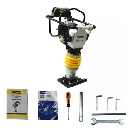 Bailarina Compactadora Pisadora Motor Korei 4hp Impact700