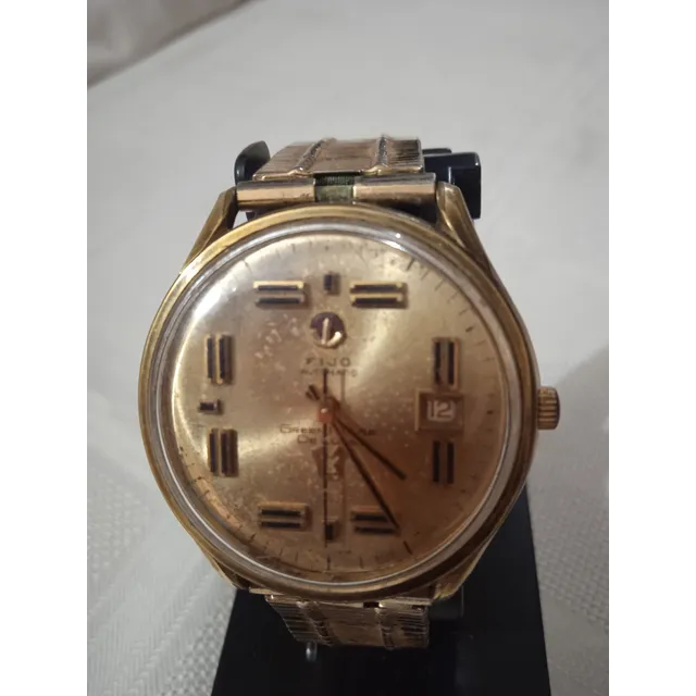 Reloj Antiguo Marca Fijo De Coleccion Enchapado En Oro