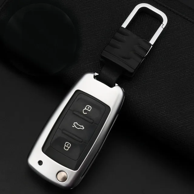 Cys A Style Car Zinc Alloy Key Shell Case Key Ring For Skoda