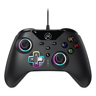 Novo Gamepad Com Fio Para Pc Rgb Multifuncional Programável Novo Gamepad Com Fio Para Pc Rgb Multifuncional Programável