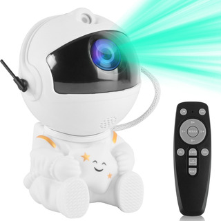 Lámpara Led Astronauta Estrella Galaxia Lámpara Proyector Estructura Blanco Pantalla Blanco Lámpara Led Astronauta Estrella Galaxia Lámpara Proyector Estructura Blanco Pantalla Blanco