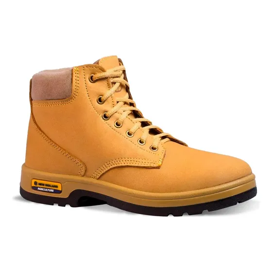 Bota New Holland Amarilla Con Cordones Js Ltda