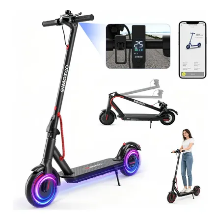 Oimotoo Patinete Scooter Elétrico 350w Dobrável C/bluetooth Preto Oimotoo