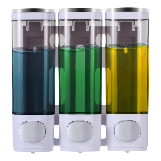 Dispensador De Jabón De Ducha 3 En 1 Para Baño 300ml C/u