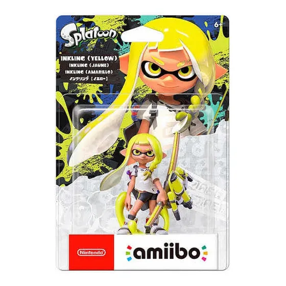 Amiibo Splatoon 3 - Inkling Chica (amarilla)