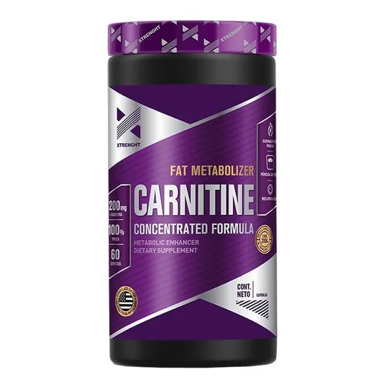 L Carnitina 90 Caps Xtrenght Nutrition 100% Quemador Grasa