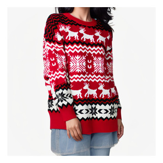 Jersey Holgado De Manga Larga Para Otoño/invierno Para Mujer Jersey Holgado De Manga Larga Para Otoño/invierno Para Mujer