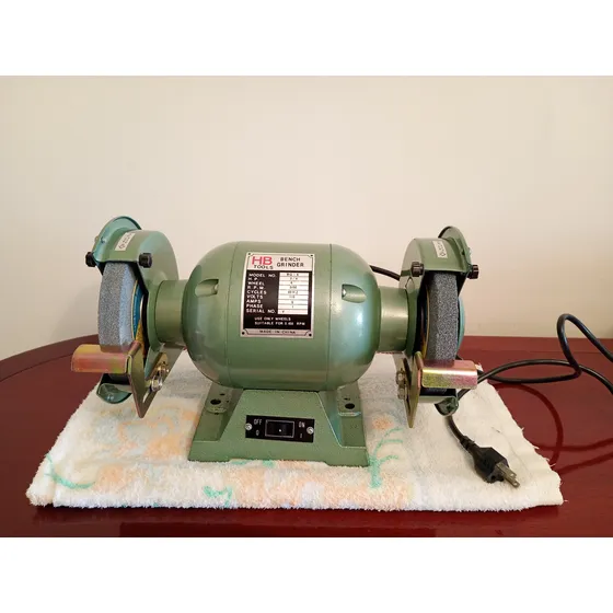 Esmeril Doble De Mesa 6'' Hb Tools Nuevo (bench Grinder)