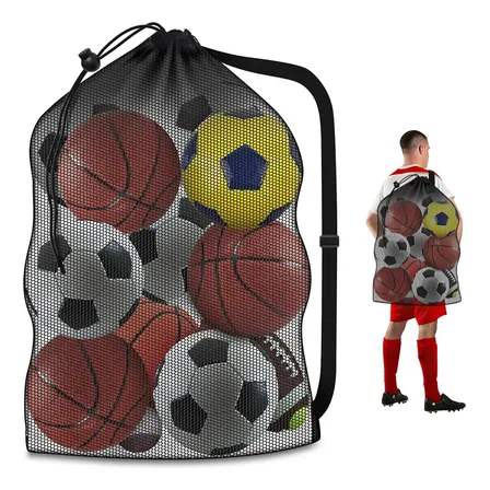 Bolsa De Malla Extra Grande 40 X30  Para Pelotas Y Equipo De