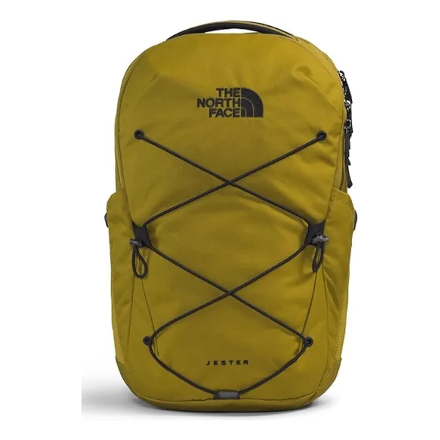 The North Face Jester / Tnf Black / Mochila Backpack Color Verde musgo Diseño de la tela Liso